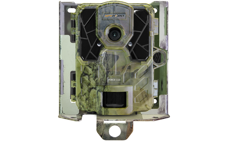 Open box with camera