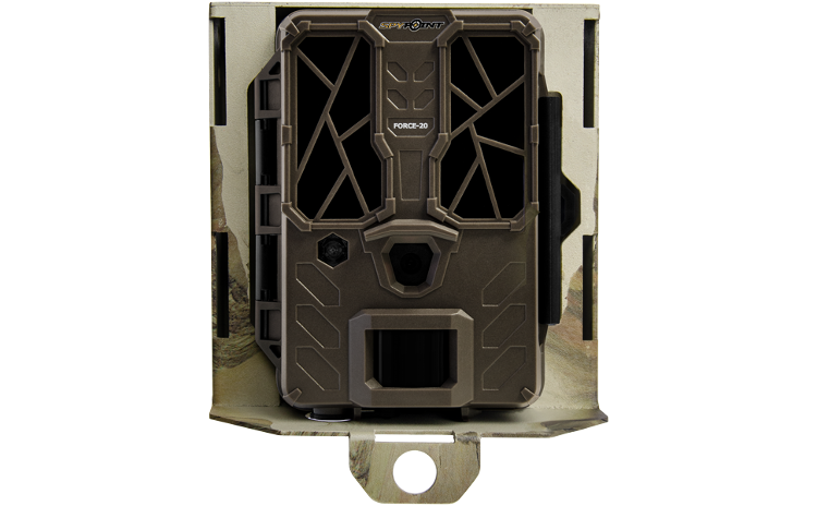 Open box with camera